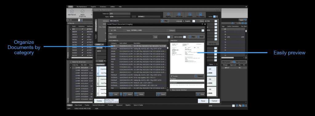 DME / HME Billing Software Document Management for DME / HME Providers